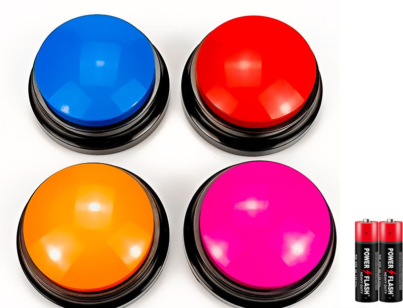 Dog Talking Buttons for Training – Teach Your Dog to Communicate! | Recordable Pet Speech Buttons | ButtersChoice Approved!