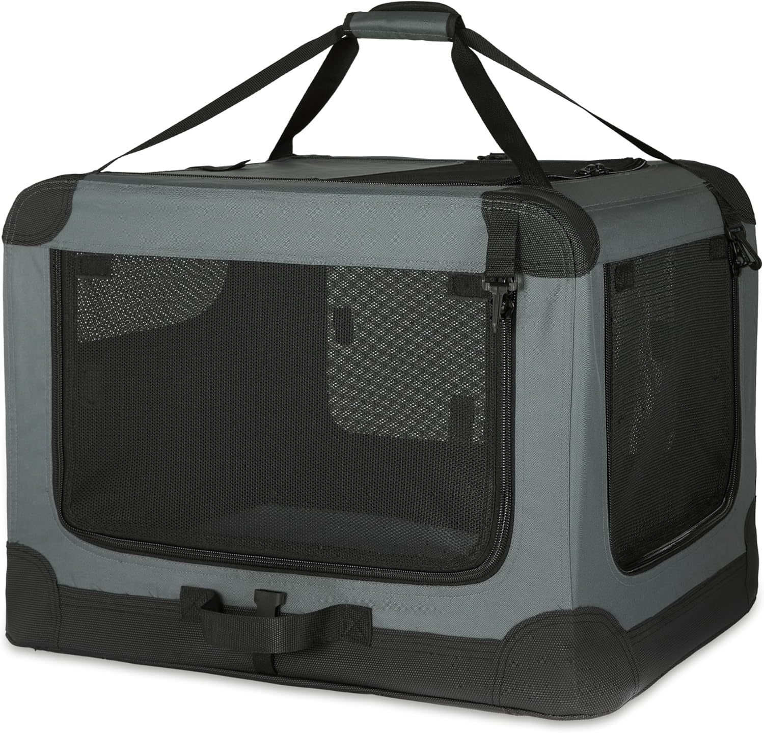 Portable Travel Dog Crate — Foldable Soft Kennel with Mesh Windows | Butters Choice Approved!